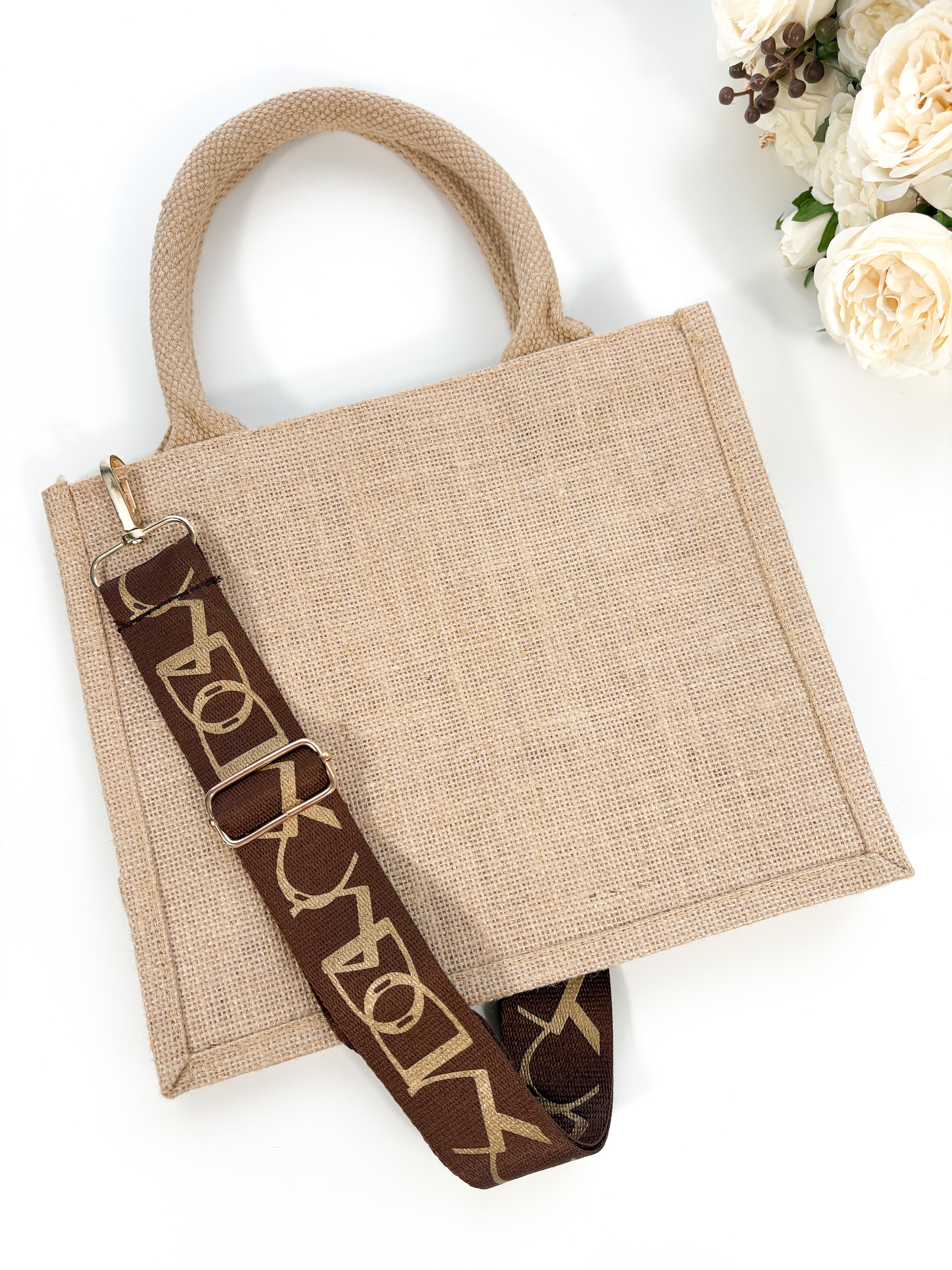 Bandoulière - Marron/or