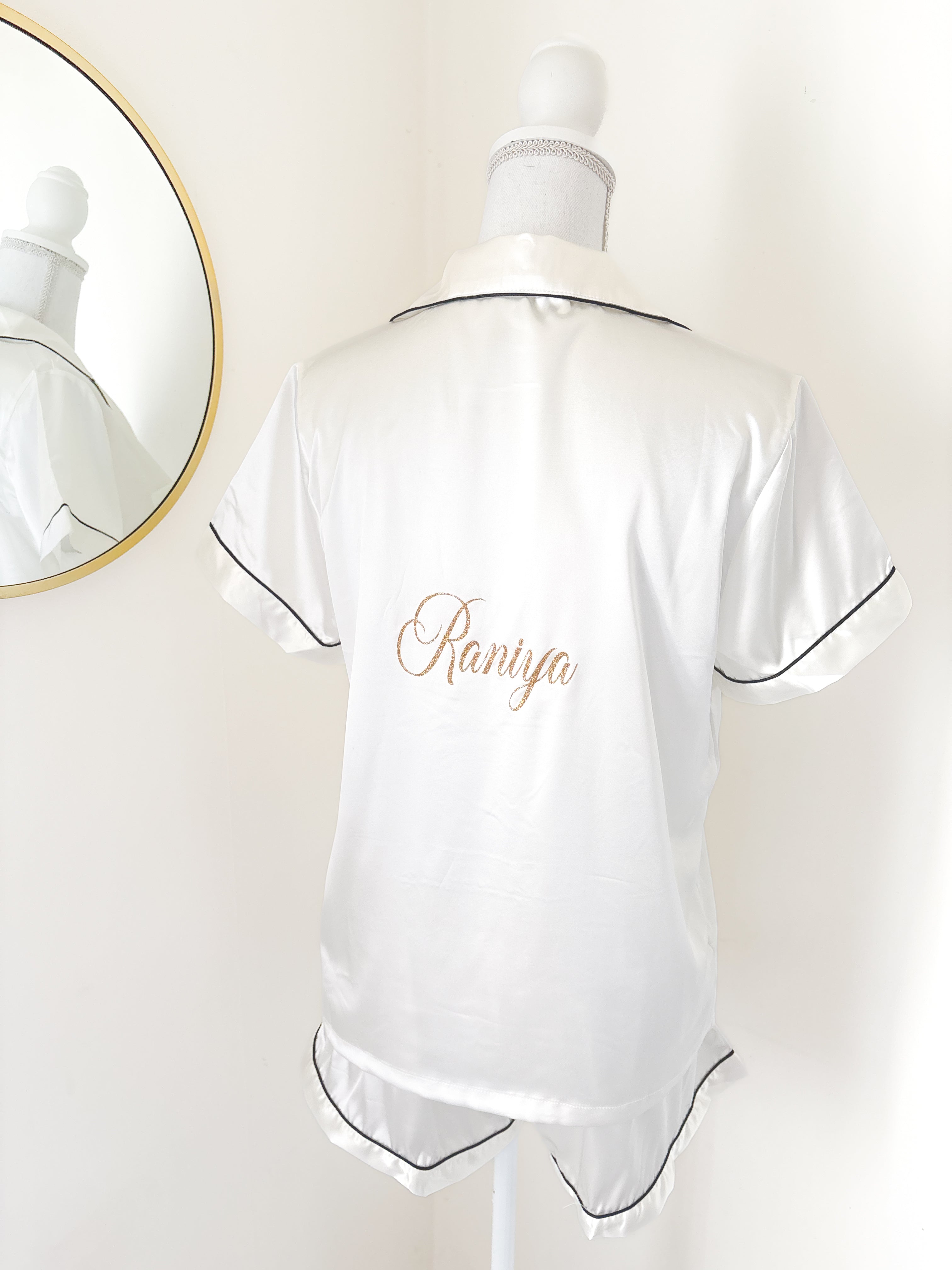 Pyjama shorty - Blanc