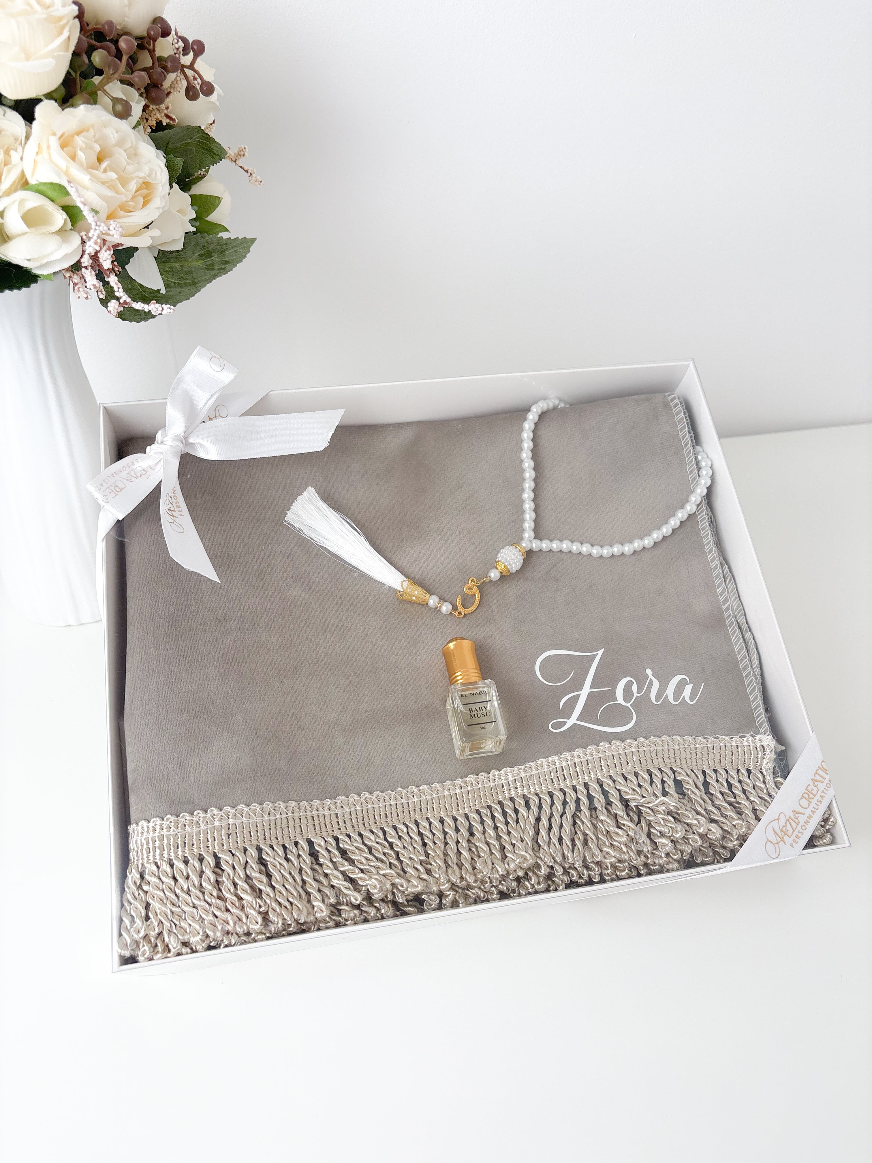 Coffret religieux classique - Taupe