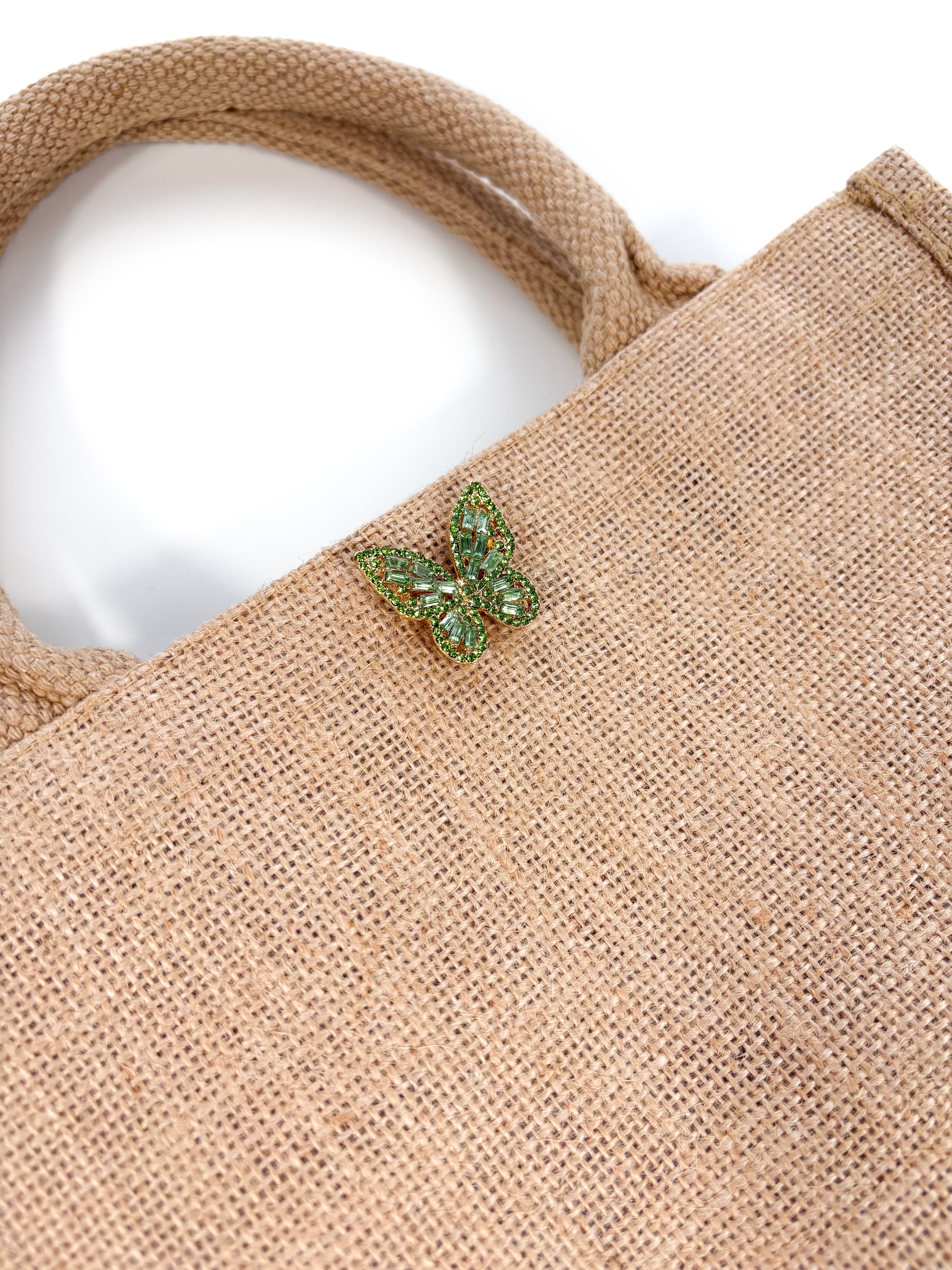 Bijoux - Papillon vert