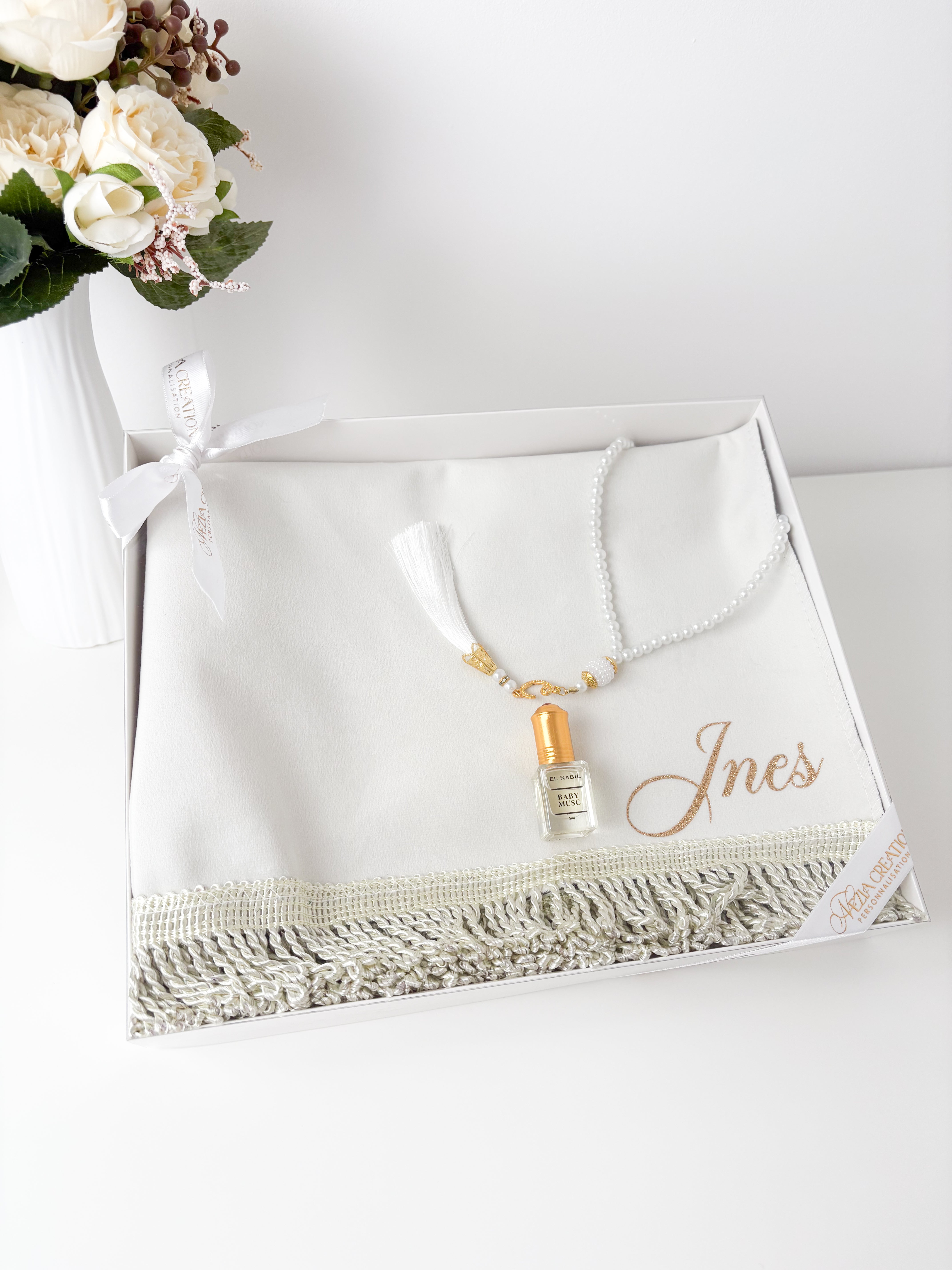 Coffret religieux classique - Crème